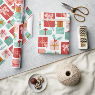 Pretty Presents Holiday Wrapping Paper