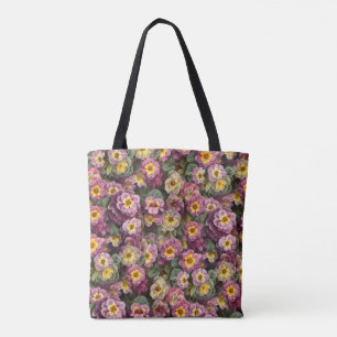 Pretty Primrose Pattern Tote Bag