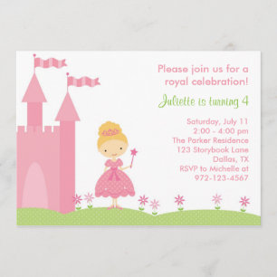 Pretty Princess Birthday Invitation