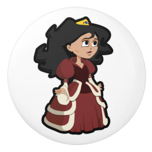 PRETTY PRINCESS CERAMIC KNOB