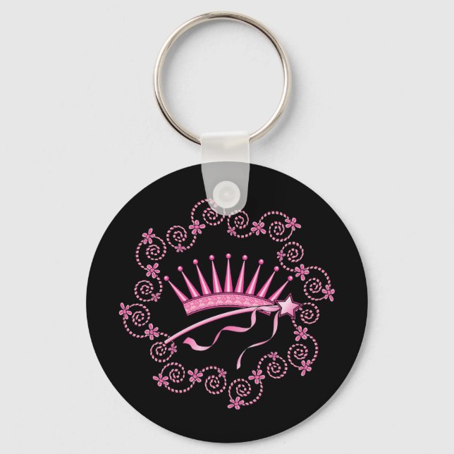 Pretty Princess Crown Key Ring (Front)