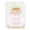 Pretty Princess Gold Crown Pink Floral Baby Shower