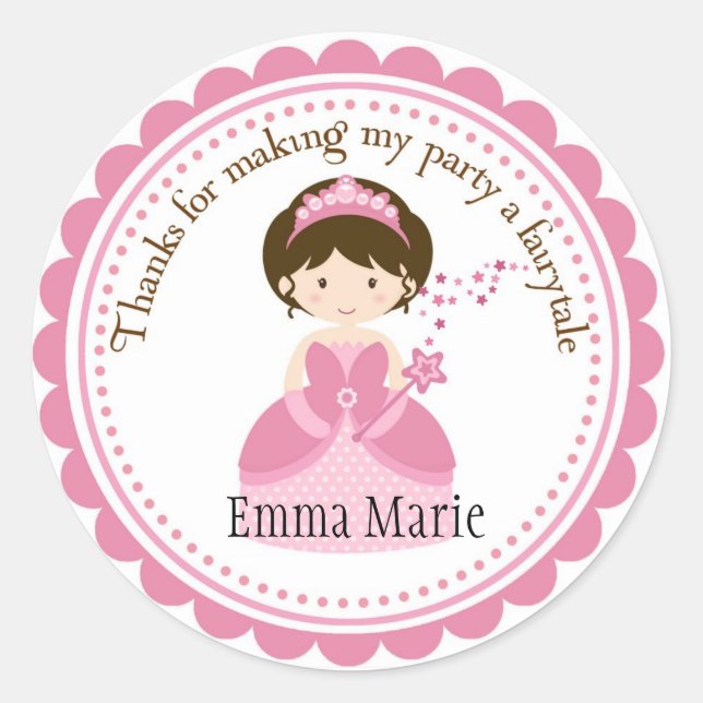 Pretty Princess Labels (Front)