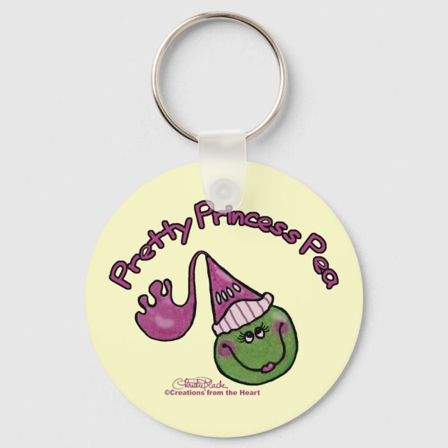 Pretty Princess Pea Key Ring (Front)