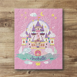 Pretty Princess Personalised Jigsaw Puzzle