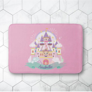 Pretty Princess personalised soft bathmat