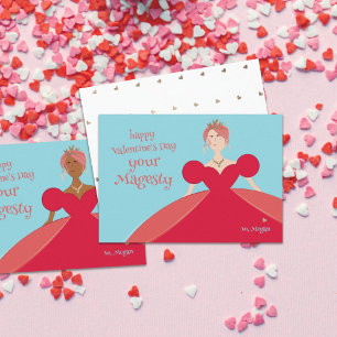 Pretty Princess Valentine's Day Card