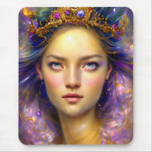 Pretty Princess Warrior Ethereal Goddess Mouse Mat