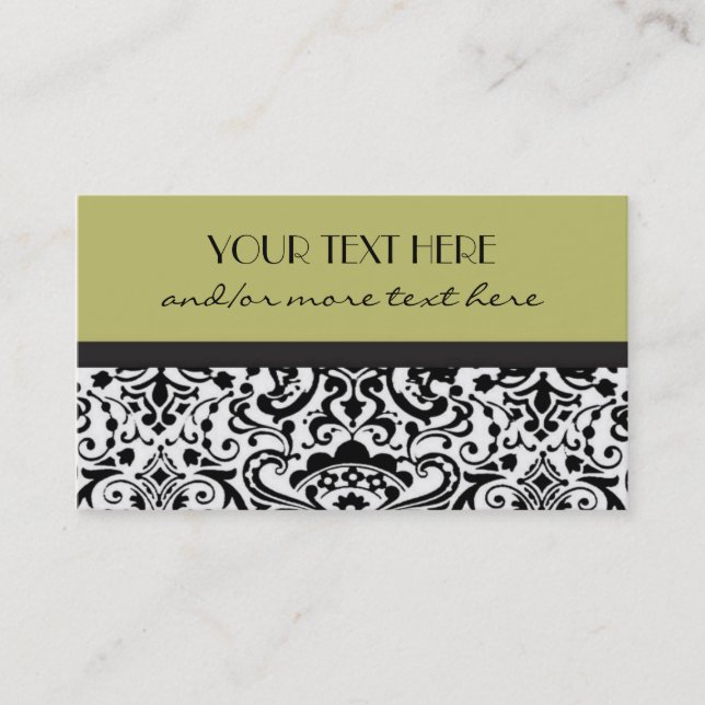 Pretty & Professional Business Card (Front)
