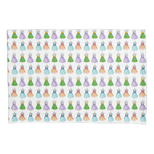 Pretty Prom Party Dresses Retro Vintage Fashion Pillowcase