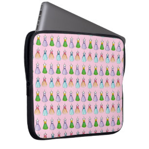 Pretty Prom Party Dresses Retro Vintage Style 50s Laptop Sleeve