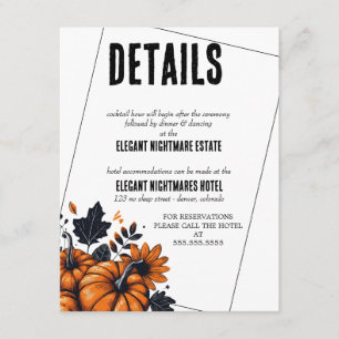 Pretty Pumpkins Enclosure Card