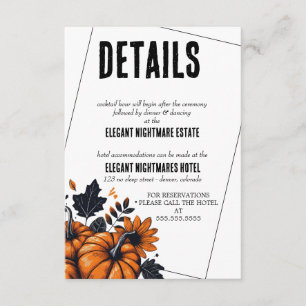 Pretty Pumpkins Enclosure Card