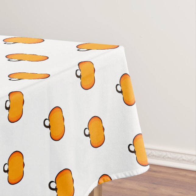 Pretty PumpkinS Pattern Tablecloth (In Situ)