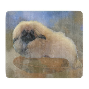 Pretty Puppy Cutting Board