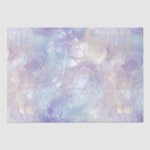 Pretty Purple Blue Mist Pearl White  Tissue Paper