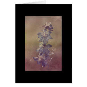 Pretty Purple Flower Grunge