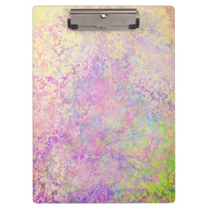 Pretty purple gold and pink texture clipboard
