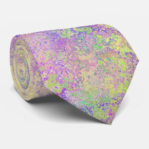 Pretty purple gold and pink texture tie