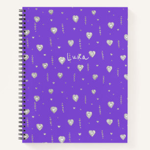 Pretty Purple Heart2Heart Notebook