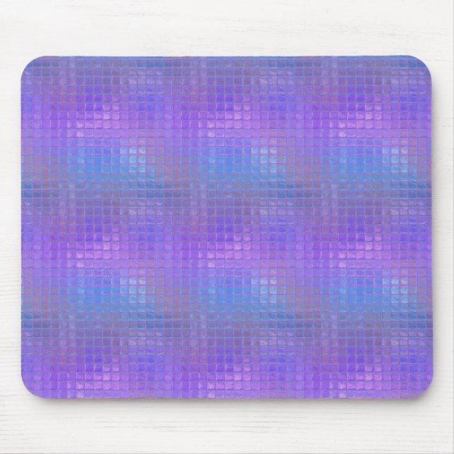 Pretty Purple Iridescent Shimmer Glamour Girl Mouse Mat (Front)