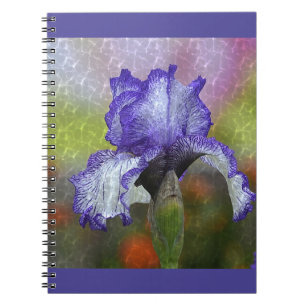 Pretty Purple Iris Notebook
