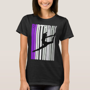 Pretty Purple Kids Dance Birthday Colourful Train T-Shirt