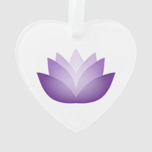 Pretty Purple Lotus Ornament