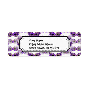 Pretty Purple Masquerade Masks Mardi Gras