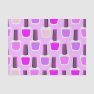 Pretty Purple Nail Polish Tissue Paper