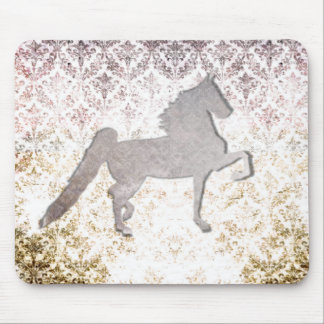 Pretty Purple Saddlebred Horse Mousepad