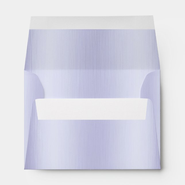 Pretty Purple Satin Elegant Wedding  Envelope (Back (Bottom))
