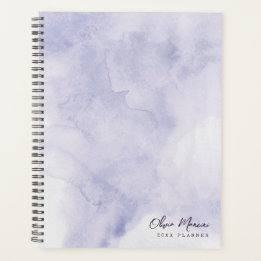 Pretty Purple Watercolor Planner