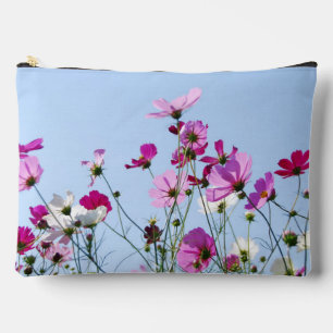 Pretty Purple Wild Flowers Meadow Photo Accessory Pouch