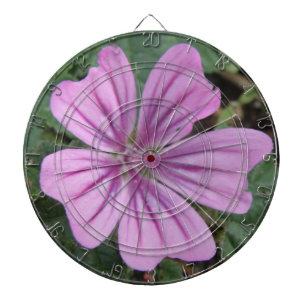 Pretty Purple Wildflower Dart Board