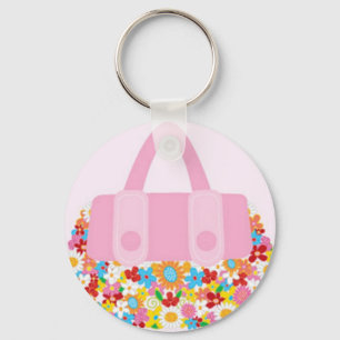 pretty purse key ring