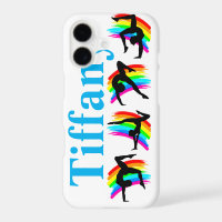 PRETTY RAINBOW CUSTOM GYMNASTICS IPHONE CASE