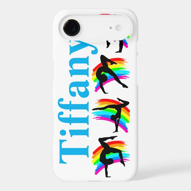 PRETTY RAINBOW CUSTOM GYMNASTICS IPHONE CASE (Back)