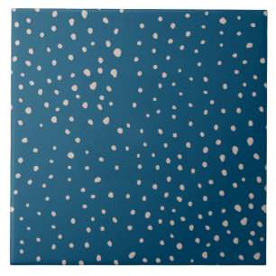 Pretty random Polka dot pattern Tile