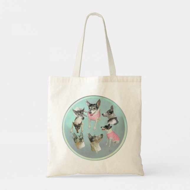 Pretty Rat Terrier Female Tote Bag (Back)