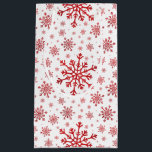 Pretty Red Christmas Snowflakes on Winter White Small Gift Bag<br><div class="desc">Mixed sized pretty red snowflakes are scattered throughout this Christmas seasonal pattern. This cute festive design with a crisp winter white background is sure to please any age and perfect for anyone who likes soft and delicate xmas patterns.</div>
