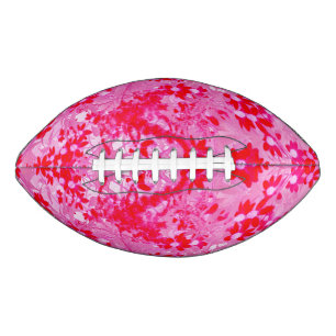 Pretty Red Flowers American Football