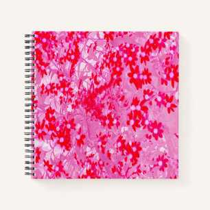 Pretty Red Flowers Notebook