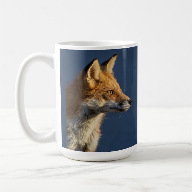 Pretty Red Fox  Coffee Mug (Left)