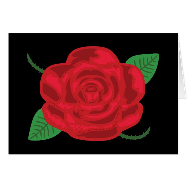 Pretty Red Rose (Front Horizontal)