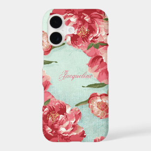 Pretty Retro Flower Elegant Stylish Chintz Peonies