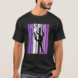 Pretty Retro Inspire Rhythmic Gymnastics Birthday T-Shirt