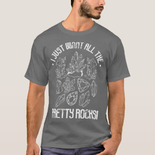 Pretty Rocks Retro Geology Geologist T-Shirt