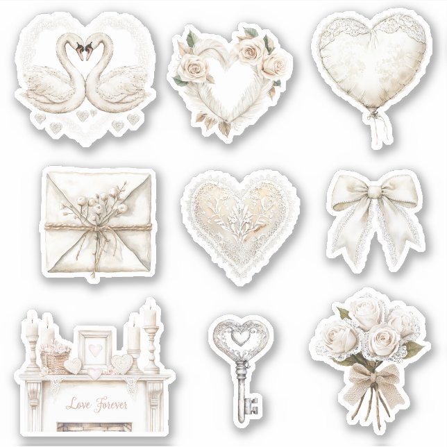 Pretty Romantic Love Letters Roses (Front)