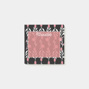 Pretty Rose Vine Post-it Notes